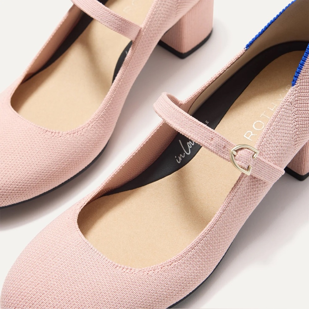 Rothy's Light Pink The Mary Jane Heel - Picture 5 of 6